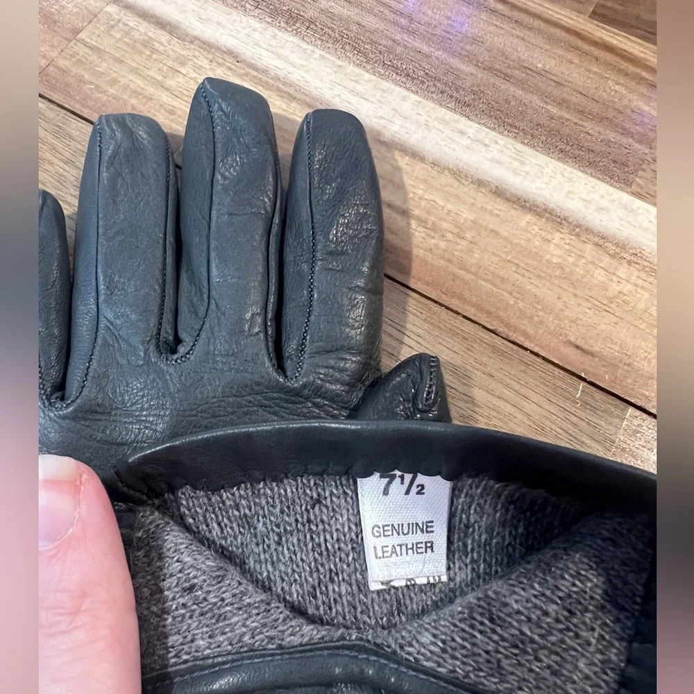 Vintage Leather Gloves Lundorf 7.5